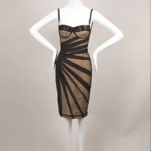 Dolce & Gabbana Tulle Bodycon Corset Dress